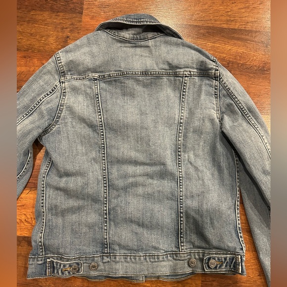 Levi’s Jean Jacket Button Front Kids Size Large 99% Cotton Girls Boys - Picture 7 of 7
